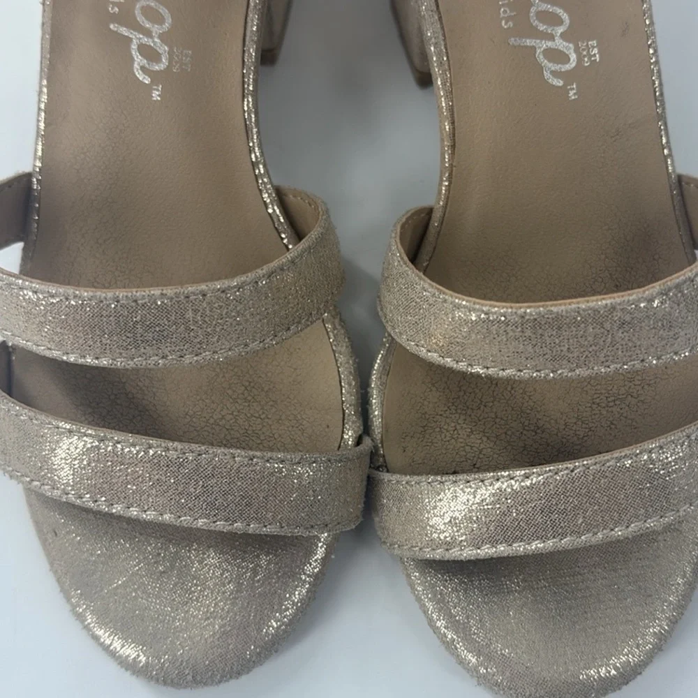 JELLYPOP BRILLIANT GIRLS’ Size FASHION HEEL Bonnie Bell  Golden Zip Back- Sz 12 - Picture 6 of 8